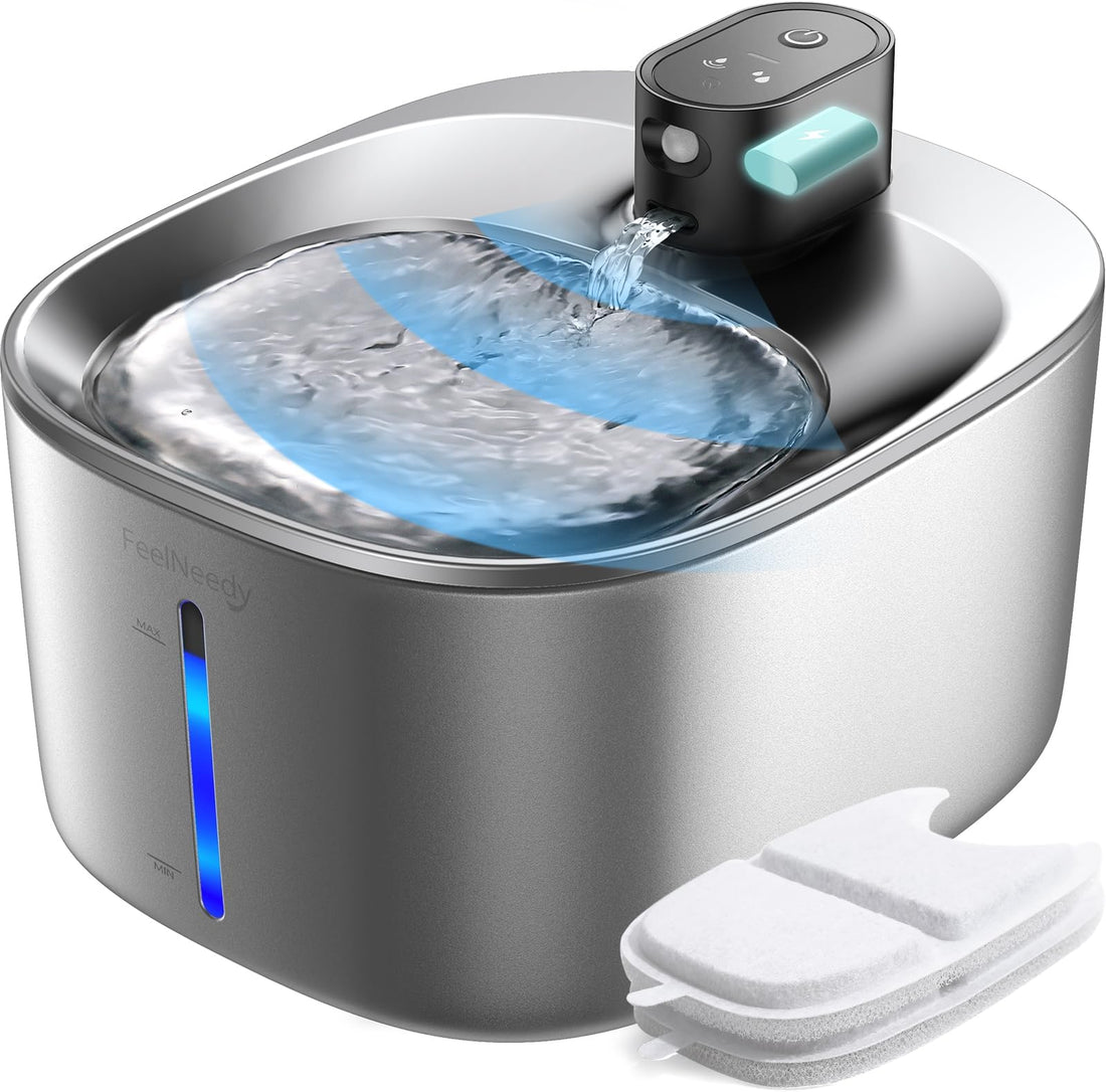 👉 Fontaine à eau pour animaux facile à nettoyer et à entretenir, style minimaliste