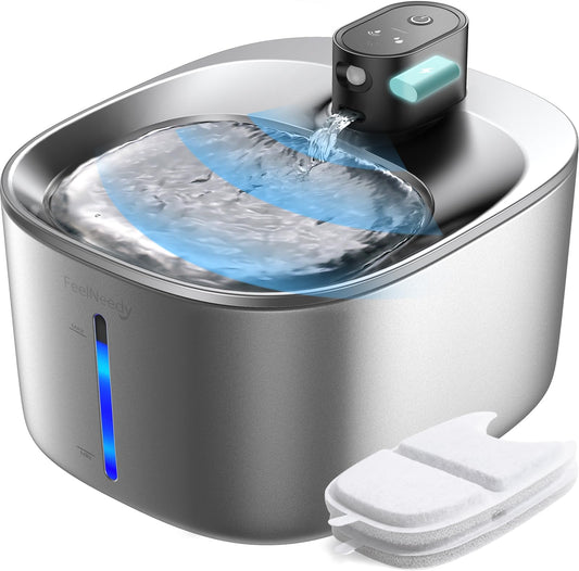 👉 Fontaine à eau pour animaux facile à nettoyer et à entretenir, style minimaliste