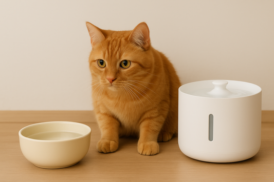 👉 Comparaison entre une gamelle classique et une fontaine à eau pour animaux