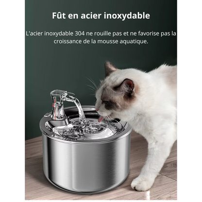 Fontaine a eau Inox 2L + 1 pack filtre offert HydroPure