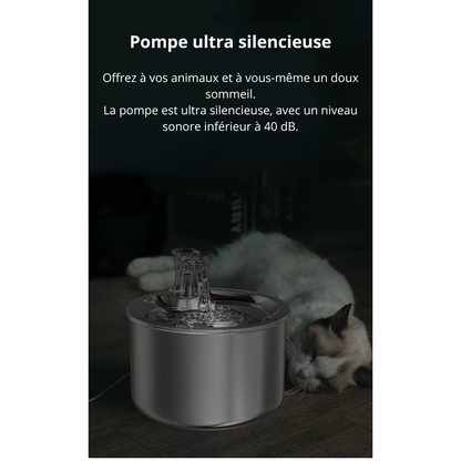 Fontaine a eau Inox 2L + 1 pack filtre offert HydroPure