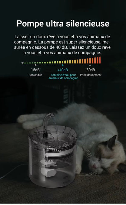 Fontaine a eau silencieuse 2L + 1 filtre offert AquaClean