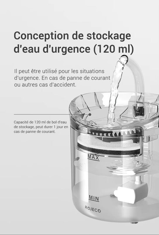 Fontaine a eau silencieuse 2L + 1 filtre offert AquaClean