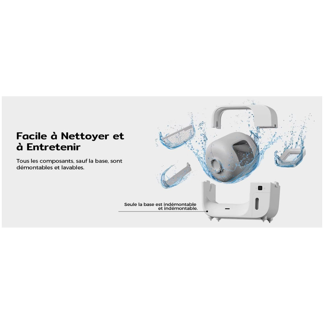 Litière autonettoyante connectée LitiDome Max