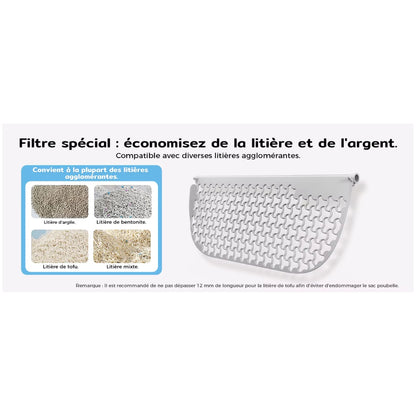 Litière autonettoyante connectée LitiDome Max