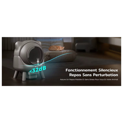 Litière autonettoyante connectée 60 L CleanCube