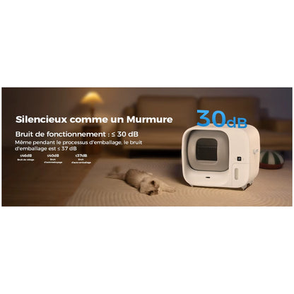 Litière autonettoyante connectée LitiDome Max