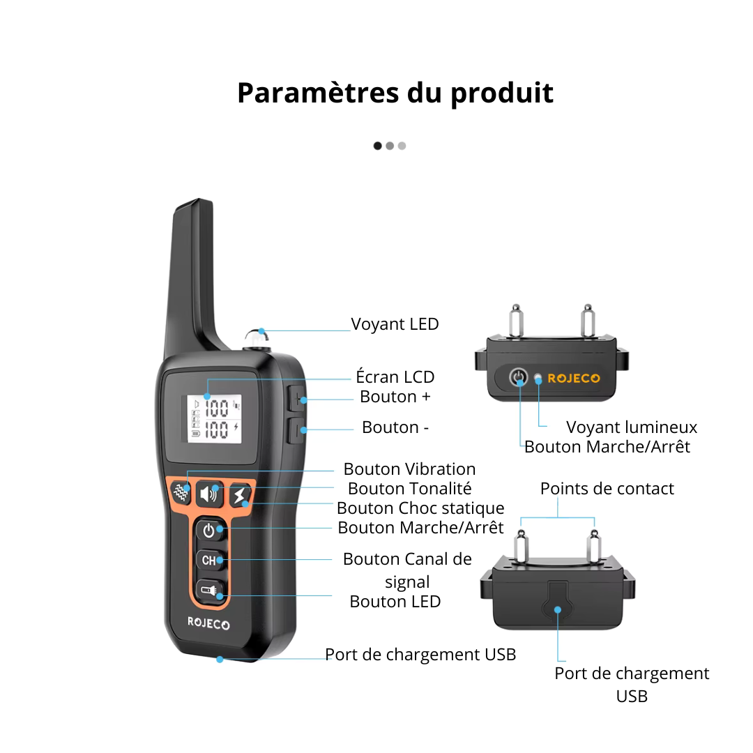 Collier de dressage longue portée CalmiTreks