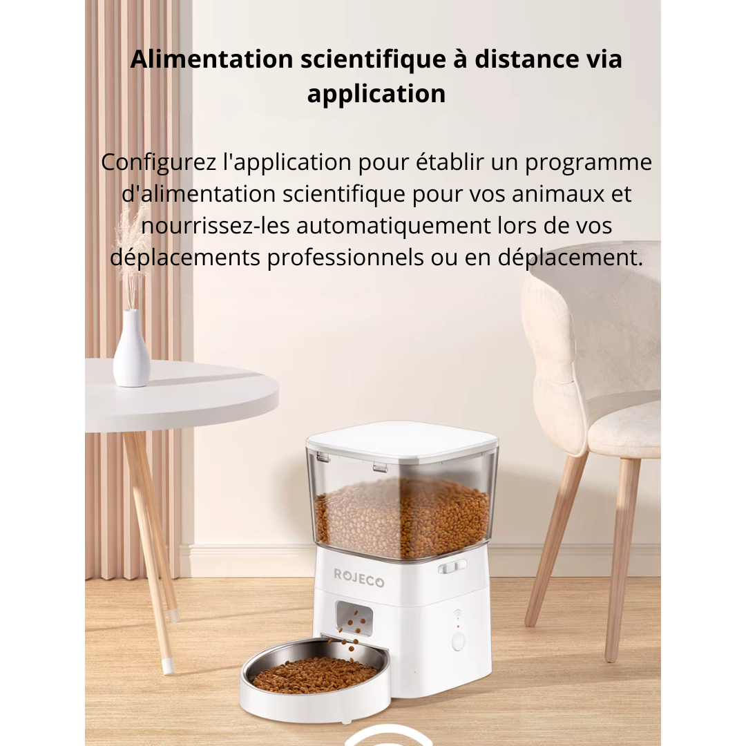 Distributeur de croquette automatique FeedFlow 2L Wi-Fi