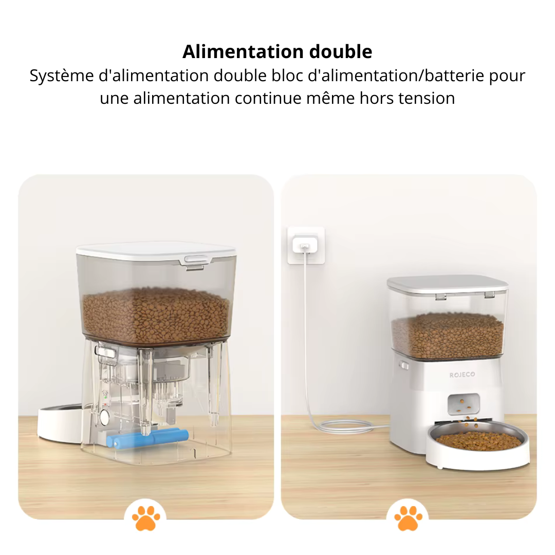 Distributeur de croquette automatique FeedFlow 2L Wi-Fi