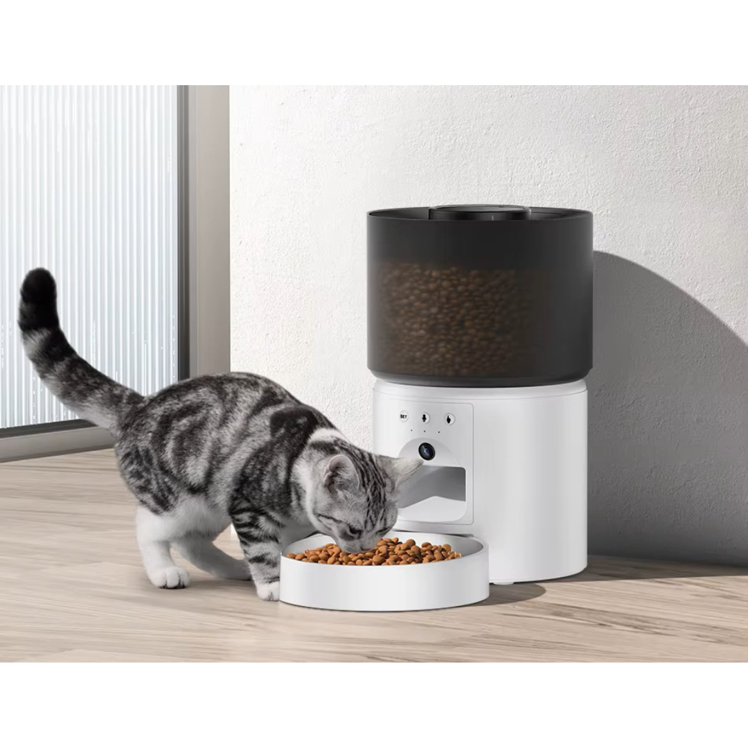 Distributeur de croquette automatique caméra 1080P & contrôle via application CroqNest Cam 3L