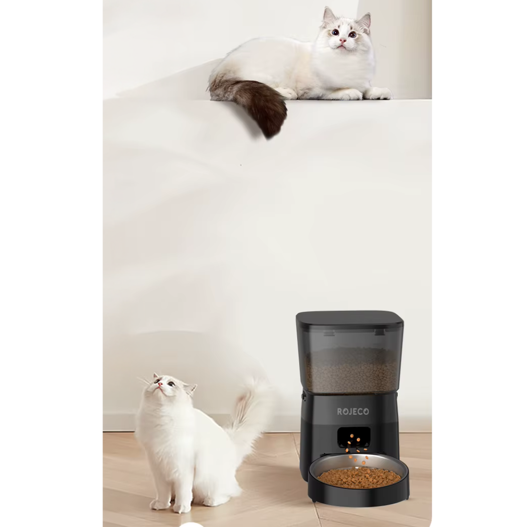 Distributeur de croquettes automatique programmable & silencieux 2L CroqWave