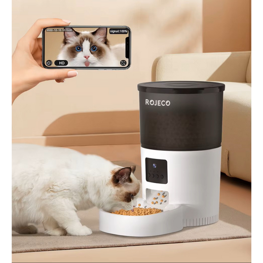 Distributeur de croquette automatique avec caméra Wi-Fi & message vocal SnackSync 3L