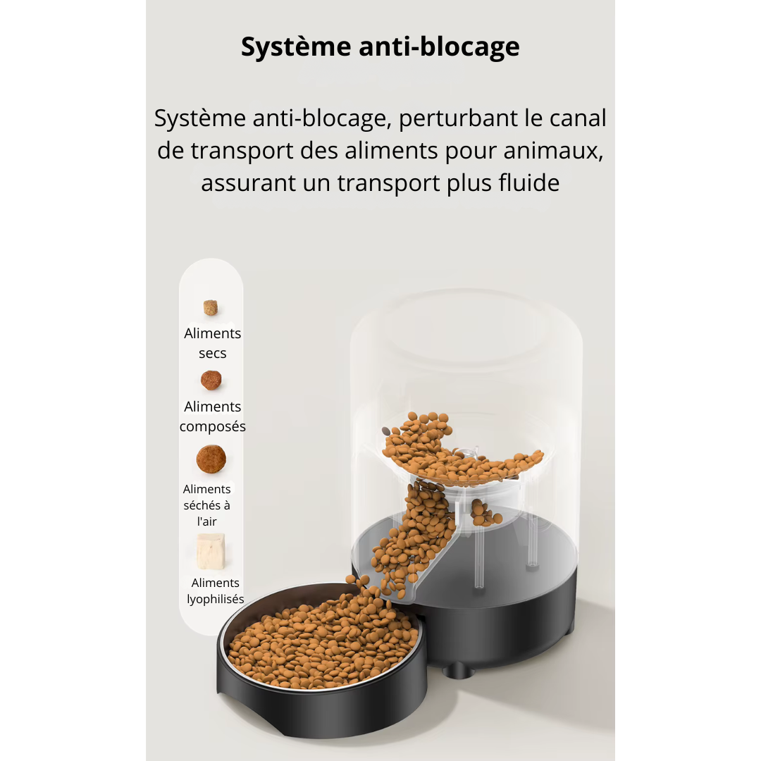 Distributeur de croquette automatique avec Wi-Fi  2 L CroqFlow