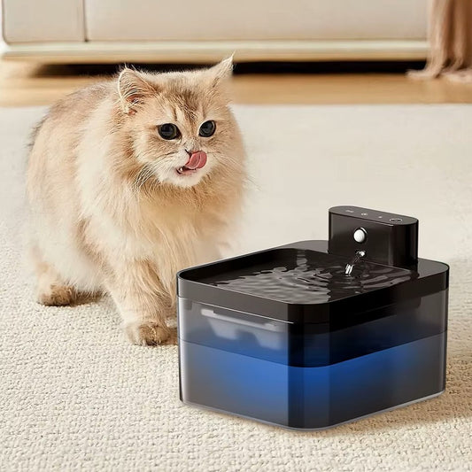 Fontaine a eau automatique avec capteur 2,2L + 1 filtre offert AquaSense