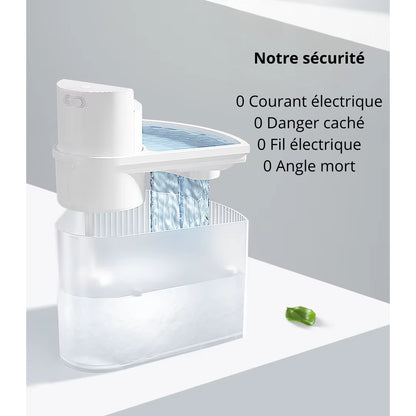 Fontaine a eau pour chat silencieuse 2,2 L + 1 filtre offert AquaWave